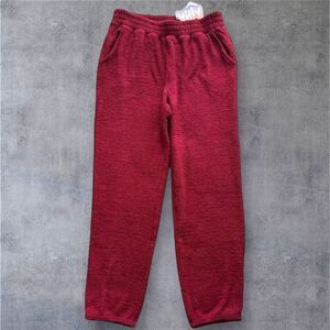 Fabletics Yitty Pet Me Jogger Sweatpants Large Merlot Heart Shaped Back Pockets